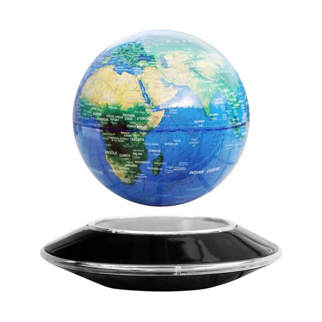 Accessoires Bureau Generic Globe flottant de lévitation magnétique 6 pouces anti-gravité flottant boule de globe de globe de la terre changeante tournant mul