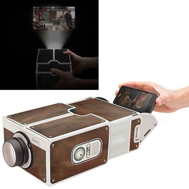Wewoo - Projecteur 2.0 de Smartphone de carton / cinéma portatif de de téléphone portable de DIY Wewoo - Vidéoprojecteur Wewoo
