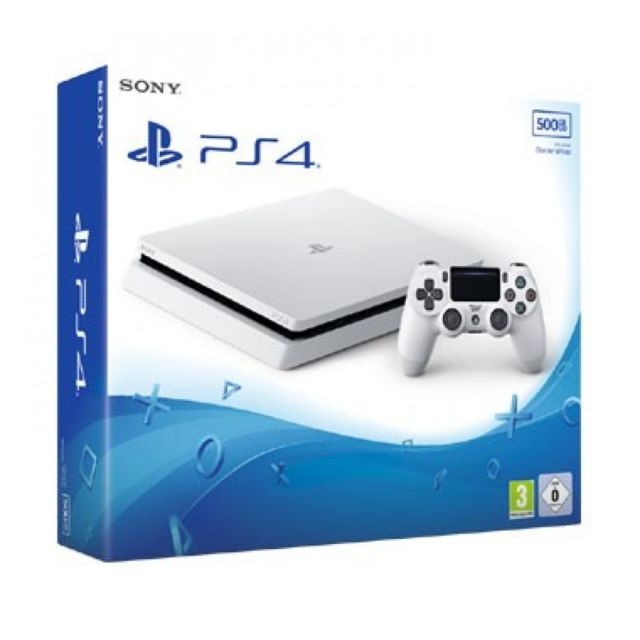 Sony - Console PS4 SLIM 500Go châssis E Blanche Sony  - PS4