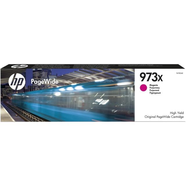 Hp - HP 973X cartouche PageWide magenta grande capacité authentique Hp - Cartouche d'encre Hp 973