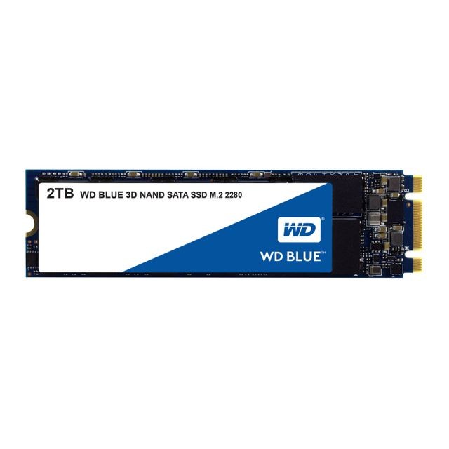 Western Digital - WD BLUE 2 To M.2 SATA III (6 Gb/s) Western Digital - Bonnes affaires Disque SSD