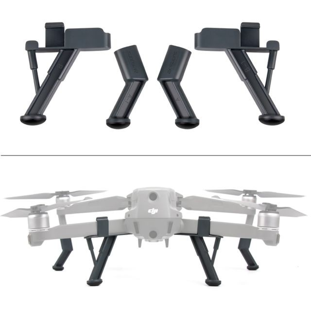 Accessoires drone connecté Wewoo Support de jambe d'atterrissage avec rallonge d'absorption de choc pour Mavic 2 Pro / Zoom (Noir)