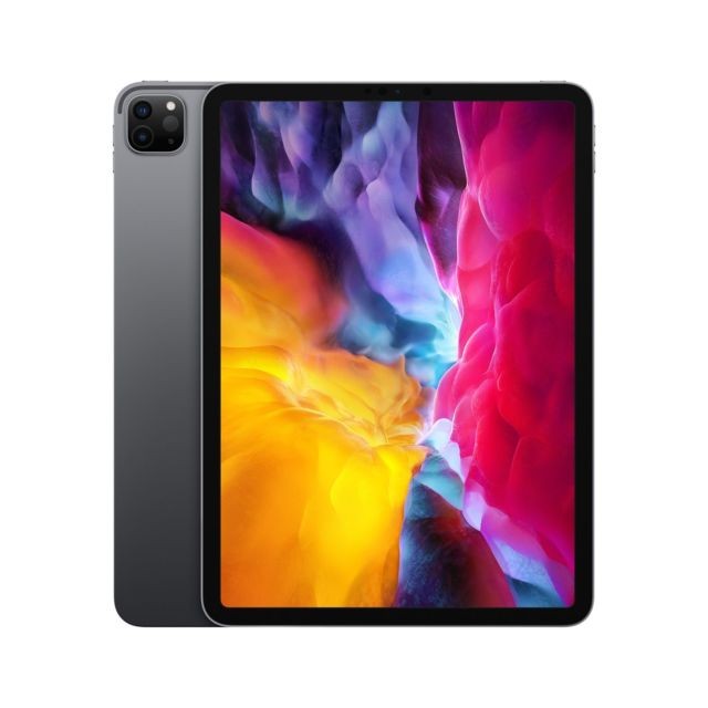 Apple - iPad Pro 2020 - 11'' - 256 Go - Wifi + Cellular - MXE42NF/A - Gris Sidéral Apple - Bons Plans iPad
