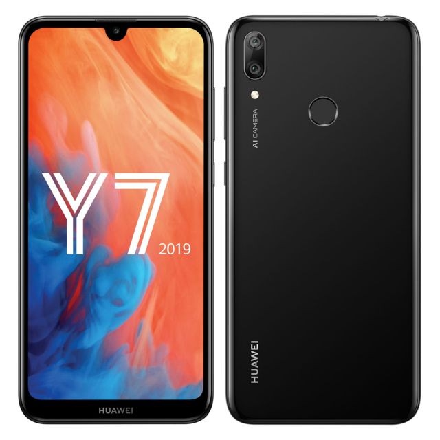Huawei - Y7 2019 - Noir Huawei - Smartphone Android Qualcomm snapdragon 450