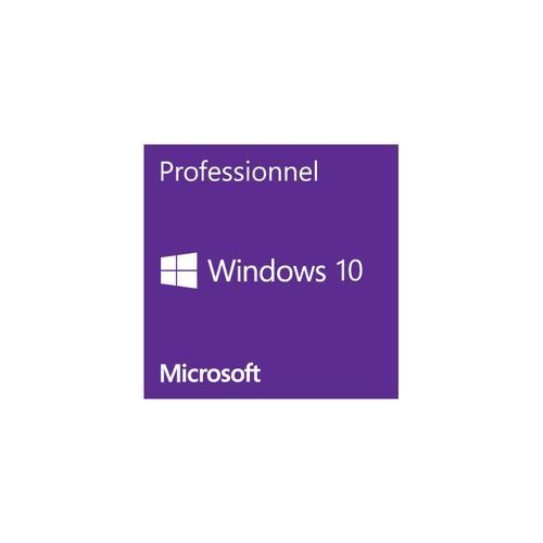 Microsoft - Microsoft Windows 10 Pro 64 bits OEM Microsoft  - Logiciels