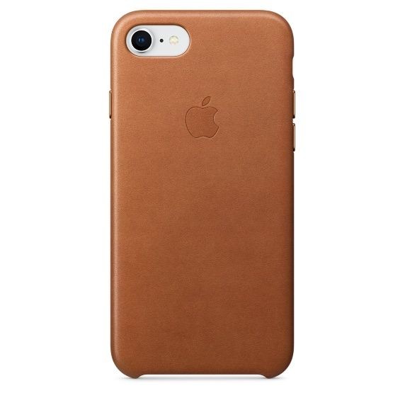 Coque, étui smartphone Apple iPhone 8/7 Leather Case - Havane