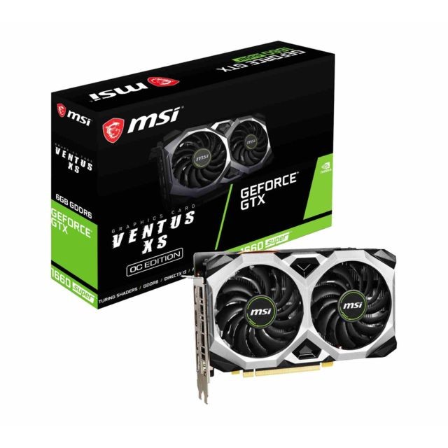 Msi - GeForce GTX 1660 SUPER VENTUS XS OC Msi - Black Friday Composants