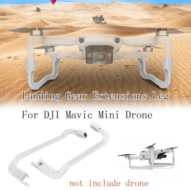 Accessoires drone connecté Generic Train d'atterrissage Extensions de jambe Hauteur Extender protecteur pour DJI Mini Drone Mavic