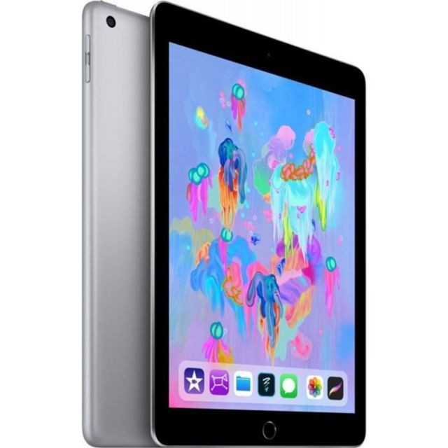Apple - iPad 9.7 (2018 - 6e Génération) 32Go Wifi - Gris Sidéral Apple  - Tablette reconditionnée