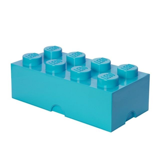 Lego - Brique de rangement LEGO 8 plots, Boîte de rangement empilable, 12 l, turquoise Lego - Le meilleur de nos Marchands Maison