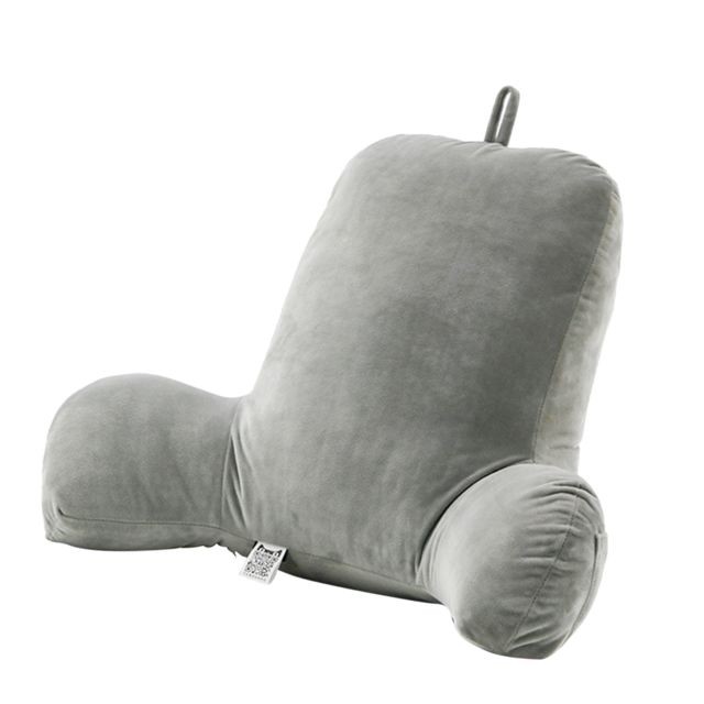 marque generique - grand coussin de lit oreiller de lecture creux en coton avec revêtement amovible rose marque generique  - Literie de relaxation