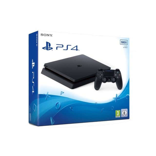 Sony - Console PS4 Slim - 500 Go - Noir Sony - Bonnes affaires PS4