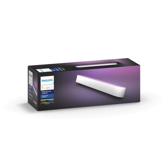 Philips Hue - Play Light Bar Extension - Blanc - White & Color Ambiance Philips Hue - Philips Hue : découvrez une sélection lumineuse !