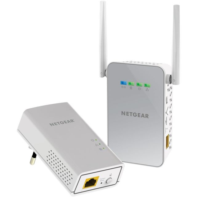 Netgear - PLW1000 - CPL + Wi-Fi - 1000 Mbpsvv Netgear - Reseaux Pack reprise