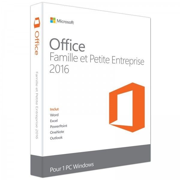Bureautique / Productivité Microsoft Office Famille & Petite Entreprise 2016 Mac