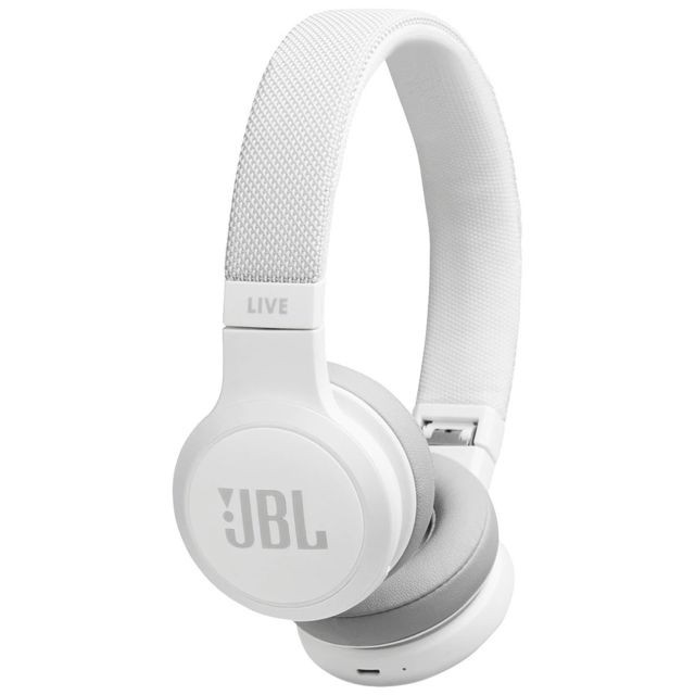 JBL - LIVE 400BT - Blanc - Casque bluetooth JBL - Casque Sans fil