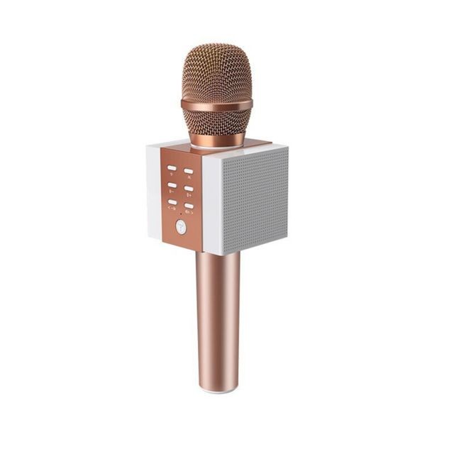 Microphone Photo et Vidéo Generic TOSING 008 Sans Fil Karaoké Microphone Bluetooth Haut-Parleur 2-en-1 Handing Singing Enregistrement Portable KTV Lecteur pour iOS