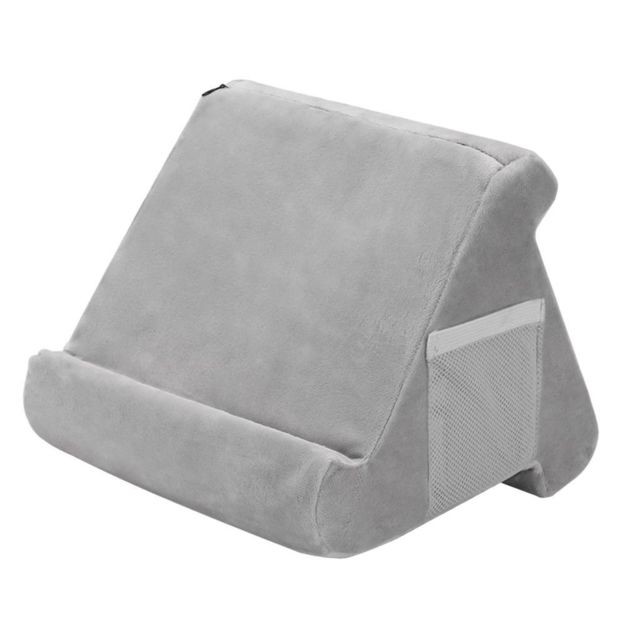 Literie de relaxation marque generique Supports D'oreiller Souples Pour Tablette IPad Book Reader Holder Rest Cushion Grey