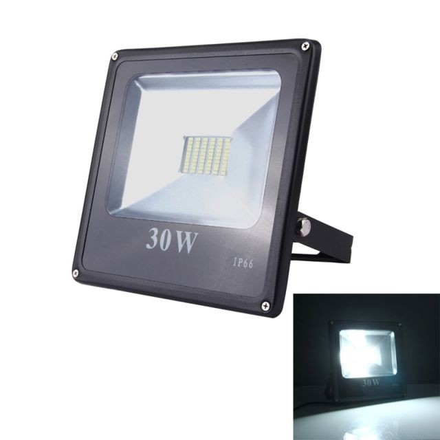 Projecteurs LED Wewoo Projecteur LED Lampe imperméable de de 30W 2700LM SMD-5730 IP66 LED, CA 85-265V lumière blanche