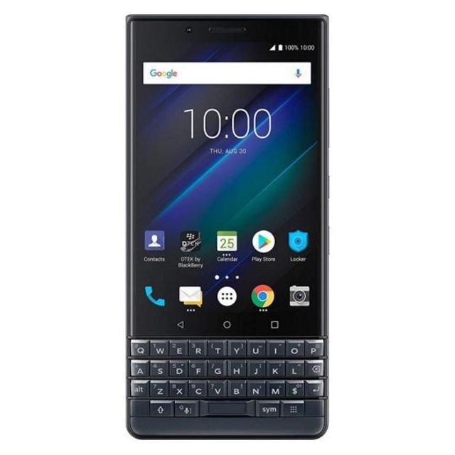 Blackberry - BlackBerry Key2 LE Dual SIM 64GB 4GB RAM BBE100-4 Slate Blue Blackberry - Blackberry