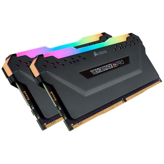 RAM PC Corsair Vengeance RGB PRO - 2 x 8 Go - DDR4 2933 MHz - RGB - Noir