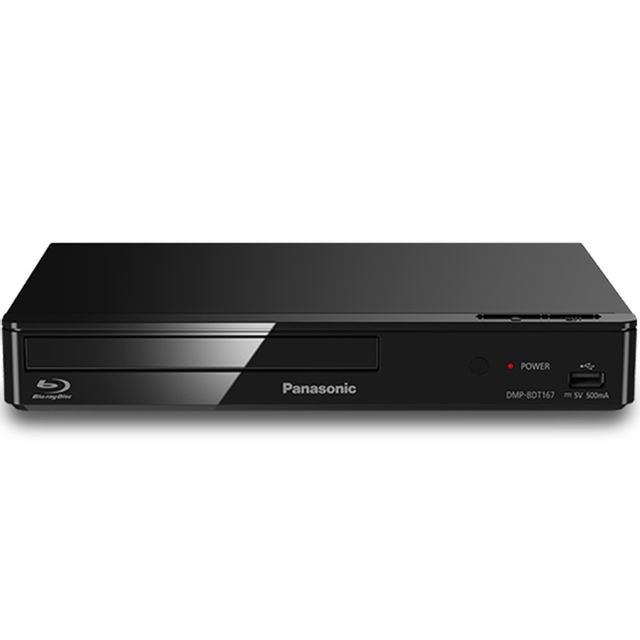 Panasonic - Lecteur Blu-ray Full HD 3D DMP-BDT167EG Panasonic - Lecteur Blu-ray Pack reprise