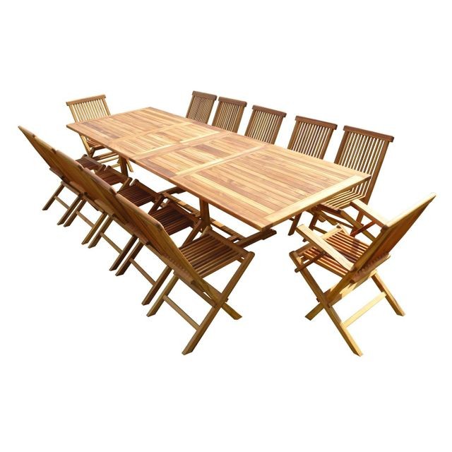 Ensembles tables et chaises C&L Jardin KALOA 10C2F
