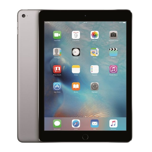 Apple - iPad Air 2 - 32 Go - Wifi - Gris sidéral MNV22NF/A Apple - Tablette tactile Reconditionné