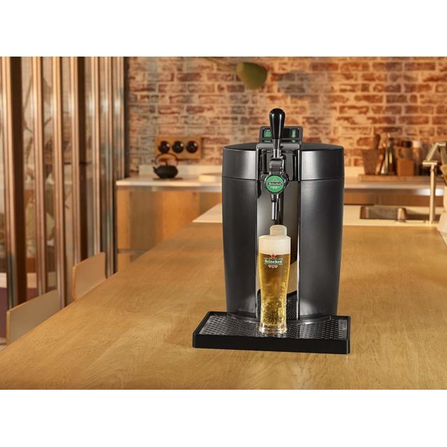 Machine à bière Krups machine distributeur de bière tireuse de 5L 61W gris noir