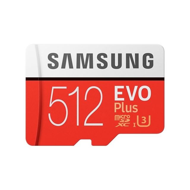 Samsung - EVO PLUS 512 Go avec adaptateur Samsung  - Carte mémoire