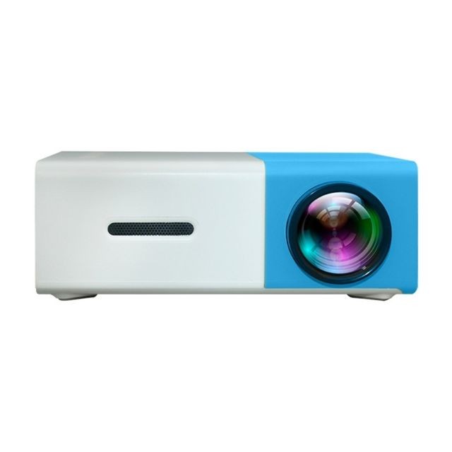 Wewoo - Vidéoprojecteur LED Projecteur de cinéma maison portable 400LM avec télécommandeprise en charge des interfaces HDMIAVSD et USB bleu Wewoo - Vidéoprojecteur Wewoo