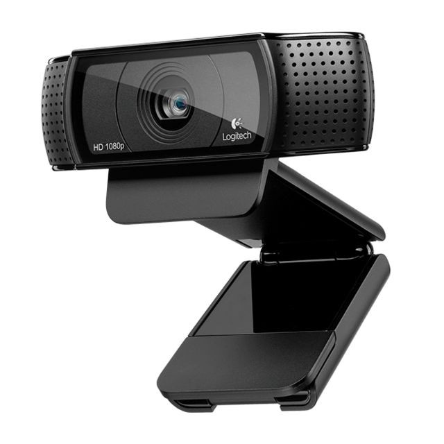 Logitech - Logitech Pro C920 webcam 1920 x 1080 pixels USB 2.0 Noir Logitech - Bonnes affaires Webcam