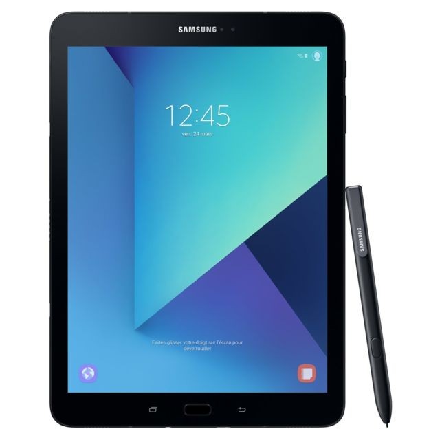 Samsung - Galaxy Tab S3 - 32 Go - Wifi + 4G - SM-T825 - Noir Samsung  - Tablette reconditionnée