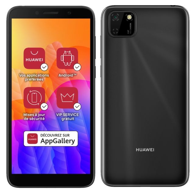 Smartphone Android Huawei Y5P - Noir