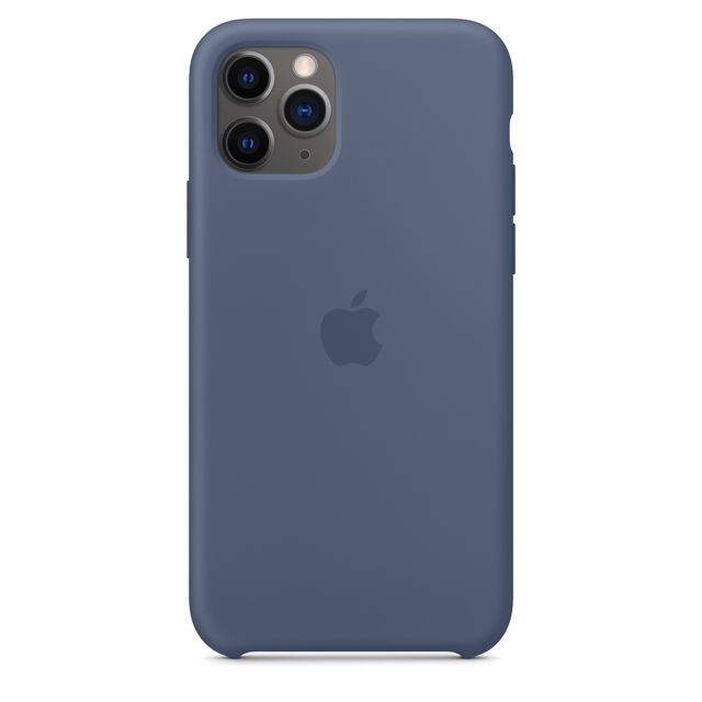 Apple - Coque en silicone iPhone 11 Pro - Bleu d'Alaska Apple - Accessoires iPhone 11 Pro Accessoires et consommables
