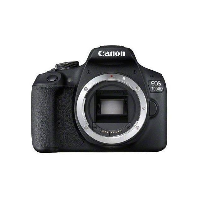 Canon - CANON - Appareil photo Reflex EOS 2000D + Objectif 18-55mm EF-S 18-55 DC III - 24 Mpixels - Video Full HD 1080p - Ecran 7,5cm Canon - Appareil Photo Canon