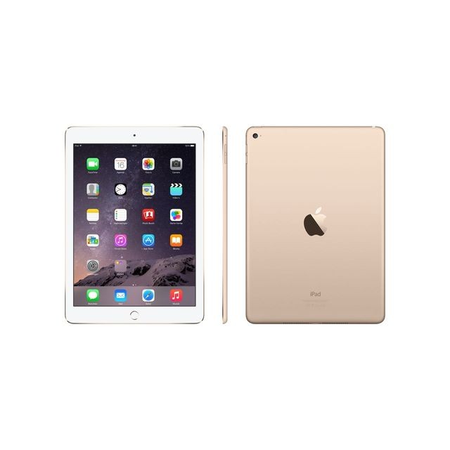 Apple - iPad Air 2 - 16 Go - Wifi - Or MH0W2NF/A Apple  - Tablette reconditionnée